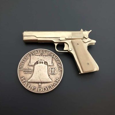 Colt 1911 (scale 1:4) Miniature Pistol Keychain