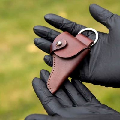 Leather Holster for a Miniature Gun