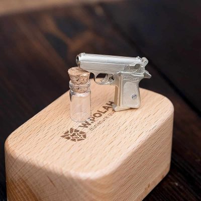 Walther PPK (scale 1:4) Miniature Keychain Pistol